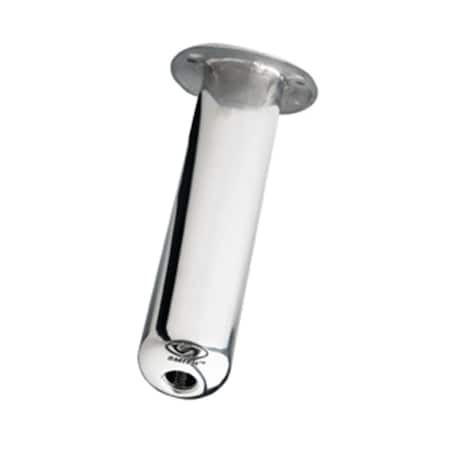 Superjock Flush Mount Rod Holder - Stainless Steel - 30 Degree Angle 10.5 Inches Deep SU2937020